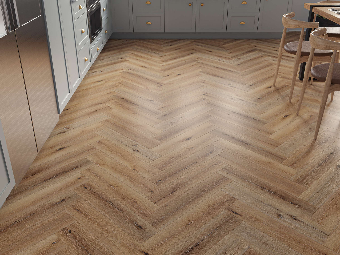 Herringbone Driftwood Oak