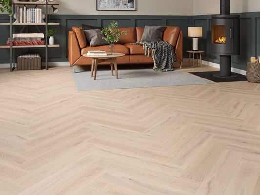 Herringbone Bayview Oak