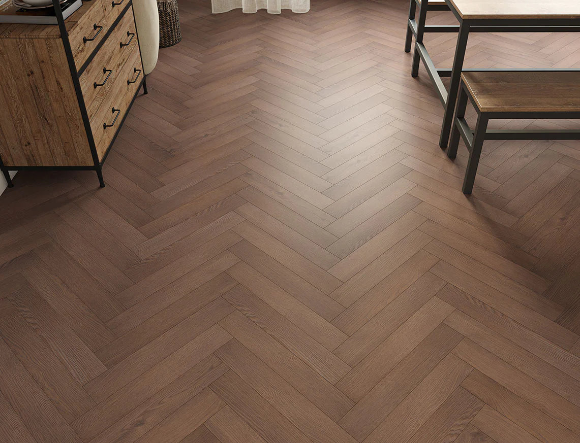 Oakleigh 8mm Herringbone Maplecrest Laminate