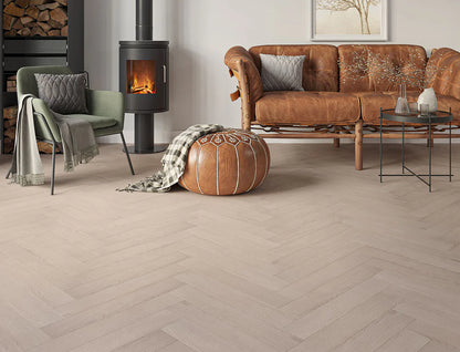 Oakleigh Deluxe 12mm Herringbone Ashwood Laminate