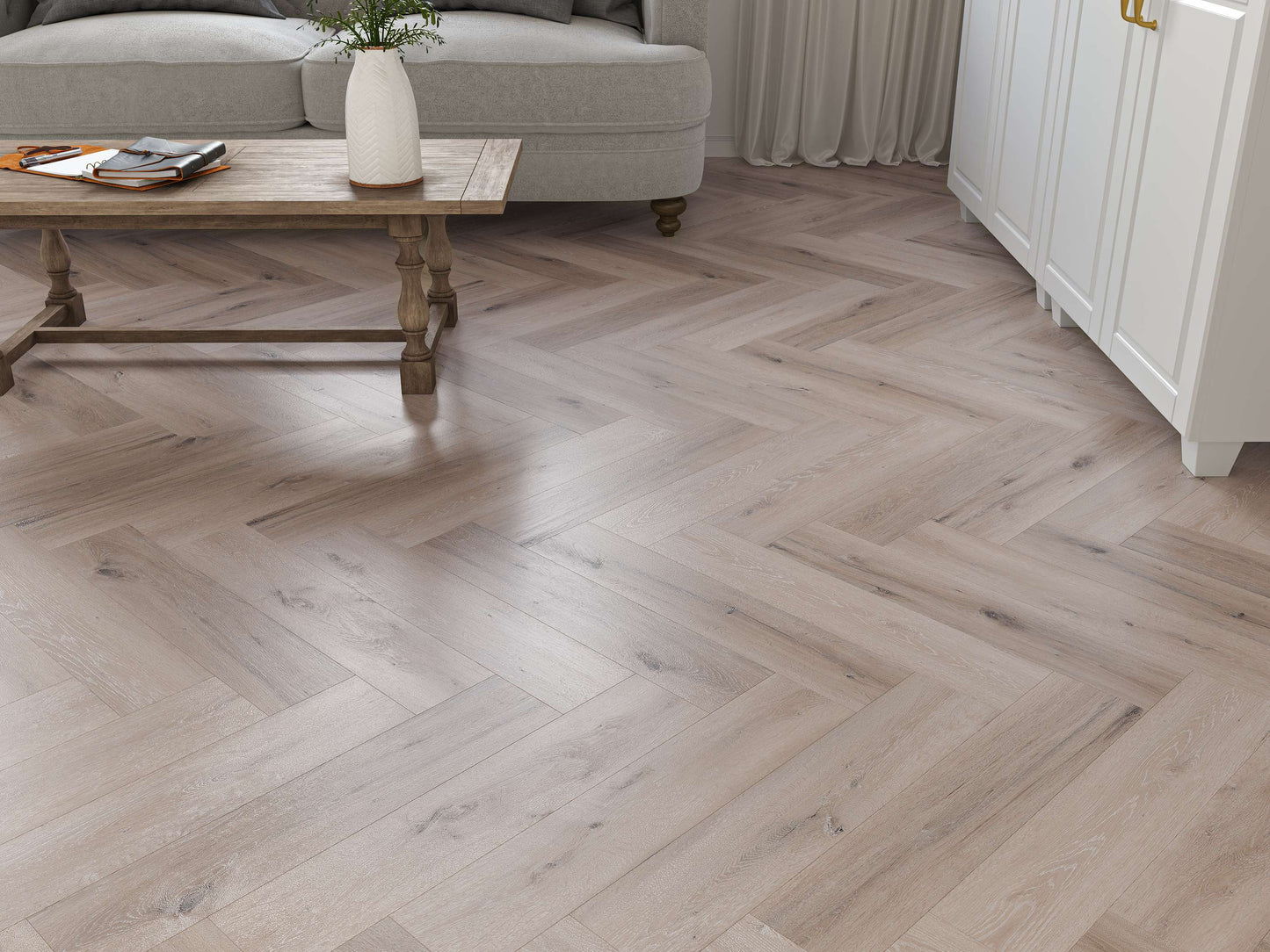 Herringbone Seabreeze Oak