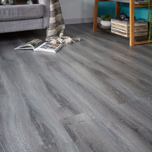 ZEEZOO®  SPC Rigid Core - Wood Collection - Smoked Grey Oak