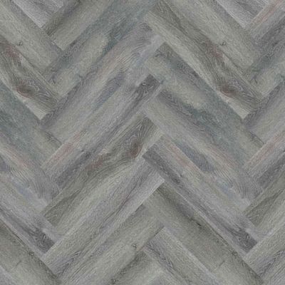 ZEEZOO® SPC Rigid Core - Herringbone Collection - Smoked Grey Oak