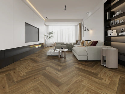 Alva - Herringbone - English Oak